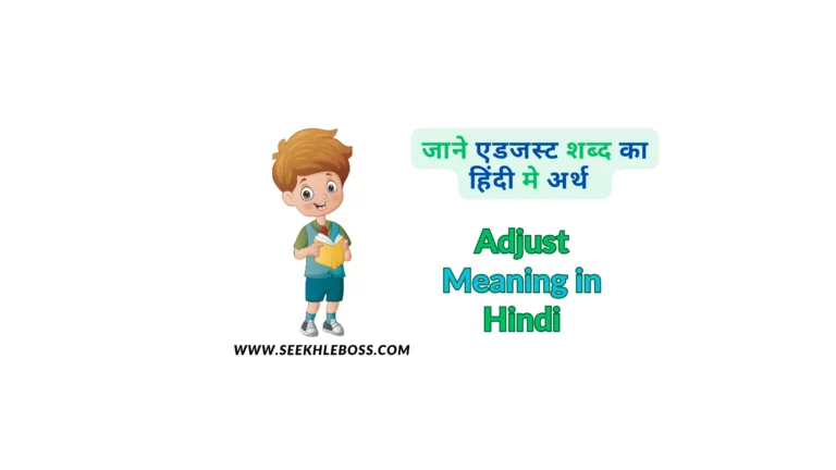 adjust-meaning-in-hindi